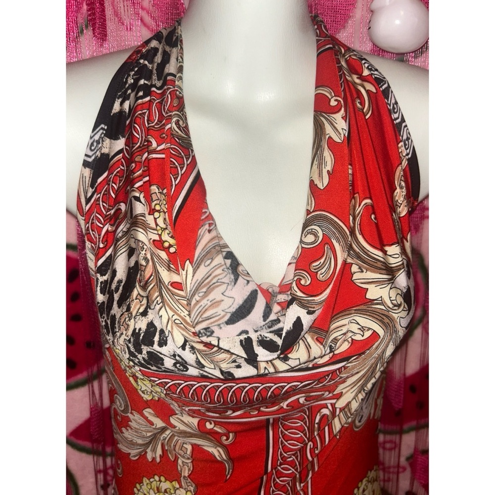 Arden B Backless Patterned Dress - image 2